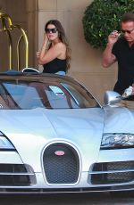 MARIA SHRIVER and Arnold Schwarzenegger Leaves a Hotel for Schwarzenegger’s 68th Birthday