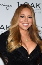 MARIAH CAREY at 1Oak Nightclub at The Mirage in Las Vegas