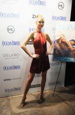 MARTHA HUNT Celebrates Her Ocean Drive Magazine Cover in Miami