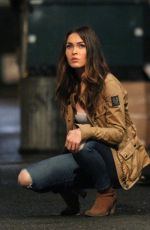 MEGAN FOX on the Set of Teenage Mutant Ninja Turtles 2 in New York 07/10/2015