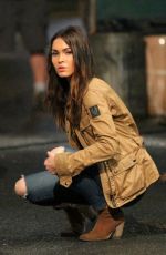 MEGAN FOX on the Set of Teenage Mutant Ninja Turtles 2 in New York 07/10/2015