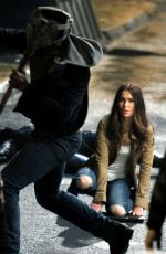 MEGAN FOX on the Set of Teenage Mutant Ninja Turtles 2 in New York 07/10/2015