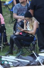 MELISSA BENOIST on the Set of Low Riders in Los Angeles 06/23/2015