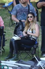 MELISSA BENOIST on the Set of Low Riders in Los Angeles 06/23/2015