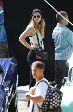 MELISSA BENOIST on the Set of Low Riders in Los Angeles 06/23/2015