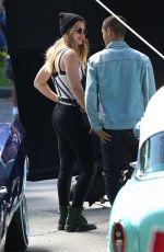 MELISSA BENOIST on the Set of Low Riders in Los Angeles 06/23/2015