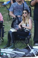 MELISSA BENOIST on the Set of Low Riders in Los Angeles 06/23/2015
