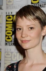 MIA WASIKOWSKA at Crimson Peak Panel at Comic-con in San Diego