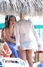 MICHELLE HUNZIKER in Bikini on the beach in Forte Dei Marmi 07/16/2015