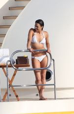 MICHELLE RODRIGUEZ in Bikini at a Yacht in Saint Tropez 07/24/2015