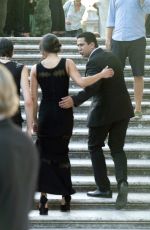 MICHELLE RODRIGUEZ Out and About in Rome