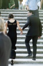 MICHELLE RODRIGUEZ Out and About in Rome
