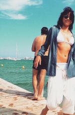 MICHELLE RODRIGUEZ Out and About in St. Tropez 07/24/2015