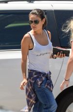 MILA KUNIS Out and About in West Hollywood 07/02/2015