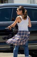 MILA KUNIS Out and About in West Hollywood 07/02/2015