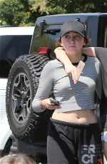 MILEY and NOAH CYRUS Out and About in Los Angeles 07/29/2015