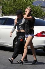 MILEY and NOAH CYRUS Out and About in Los Angeles 07/29/2015