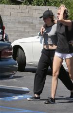 MILEY and NOAH CYRUS Out and About in Los Angeles 07/29/2015