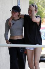 MILEY and NOAH CYRUS Out and About in Los Angeles 07/29/2015