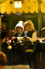 MILEY CYRUS and STELLA MAXWELL at Disneyland in Anaheim 07/14/2015