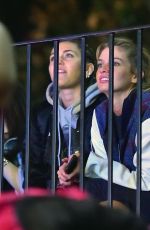 MILEY CYRUS and STELLA MAXWELL at Disneyland in Anaheim 07/14/2015