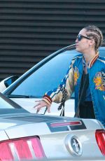 MILEY CYRUS and STELLA MAXWELL Kisses at Nobu Restaurant in Malibu 07/11/2015