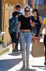 MILEY CYRUS Leaves Midori Sushi in Studio City 07/03/2015