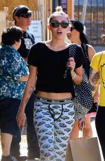 MILEY CYRUS Leaves Midori Sushi in Studio City 07/03/2015