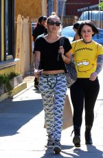 MILEY CYRUS Leaves Midori Sushi in Studio City 07/03/2015