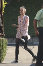 MILEY CYRUS Out for Lunch in Studio City 07/24/2015