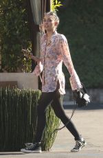 MILEY CYRUS Out for Lunch in Studio City 07/24/2015