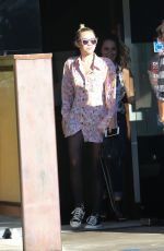 MILEY CYRUS Out for Lunch in Studio City 07/24/2015