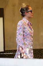 MILEY CYRUS Out for Lunch in Studio City 07/24/2015