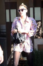 MILEY CYRUS Out for Lunch in Studio City 07/24/2015