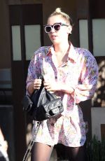 MILEY CYRUS Out for Lunch in Studio City 07/24/2015