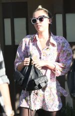 MILEY CYRUS Out for Lunch in Studio City 07/24/2015