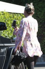 MILEY CYRUS Out for Lunch in Studio City 07/24/2015