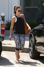 MINKA KELLY Leaves a Gym in West Hollywood 07/15/2015