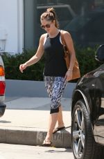 MINKA KELLY Leaves a Gym in West Hollywood 07/15/2015