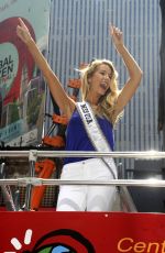 Miss USA 2015, OLIVIA JORDAN at NYC Media Tour in New York 07/28/2015
