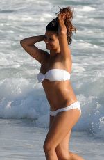 MONICA CRUZ in White Bikini at a Beach in Cadiz 007/13/2015