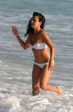 MONICA CRUZ in White Bikini at a Beach in Cadiz 007/13/2015