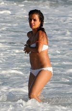 MONICA CRUZ in White Bikini at a Beach in Cadiz 007/13/2015