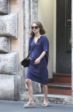NATALIE PORTMAN Out and About in Rome 07/28/2015