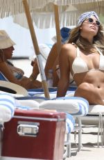 NATASHA OAKLEY in Bikini at a Beach in Miami 07/19/2015