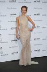 NATASHA POLY at Amfar Dinner at Paris Fashion Week