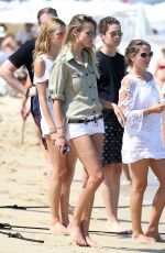 NATASHA POLY Leaves Bagatelle Restaurant in Saint Tropez 07/19/2015