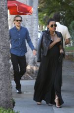 NAYA RIVERA at Il Cielo Restaurant in Beverly Hills 07/12/2015