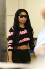 NICKI MINAJ at LAX Airport in Los Angeles 07/13/2015