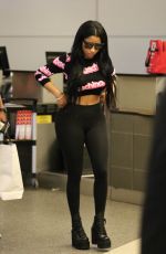 NICKI MINAJ at LAX Airport in Los Angeles 07/13/2015